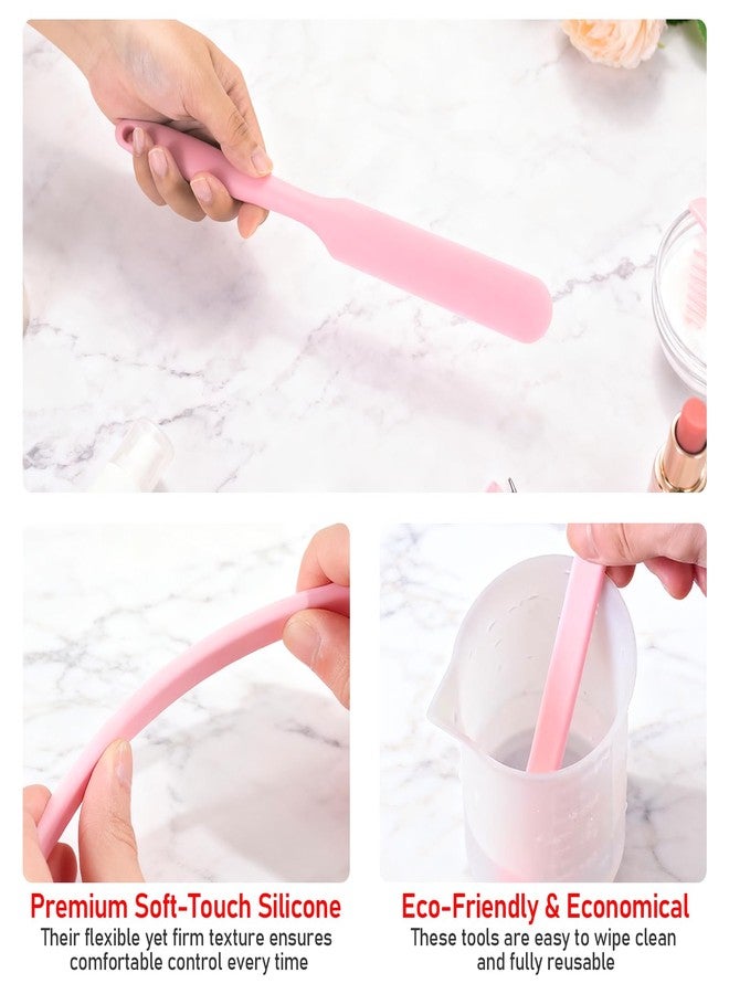 CATOSUM 8Pcs Reusable Silicone Wax Applicator Non- Non-Stick Hair Removal Tool for Face, Body, Brows, Spatula Hard Wax Scraper Easy-Clean At-Home or Salon Use - Image 4